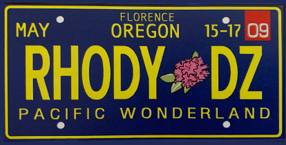 Rhody Days License Plate