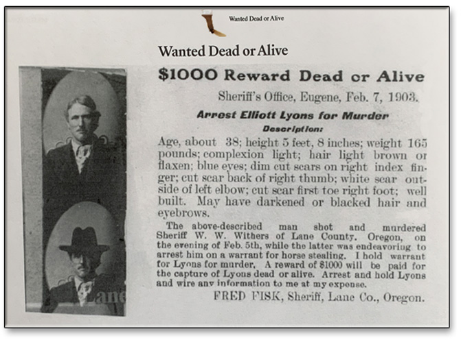 Lyons Wanted Poster