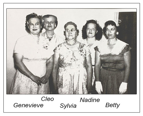 Sylvia Chandler and daughters