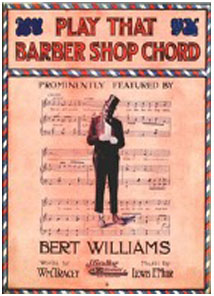 'Play that Barber Shop Chord' Songsheet Cover