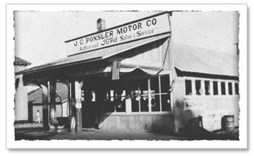 J. C. Ponsler Motors, 1927